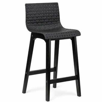 compare product Rhone Woven Acrylic Black Barstool