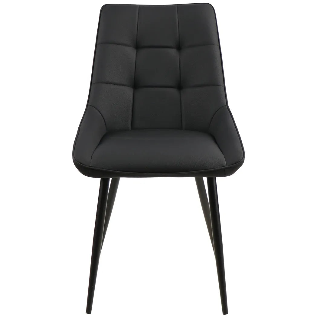Ruben Eco Leather Dining Chair in Black