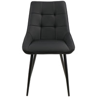 Ruben Eco Leather Dining Chair in Black