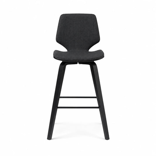 Ryde Charcoal Fabric Bar Stool