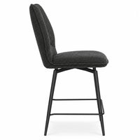 Sable Fabric Swivel Barstool