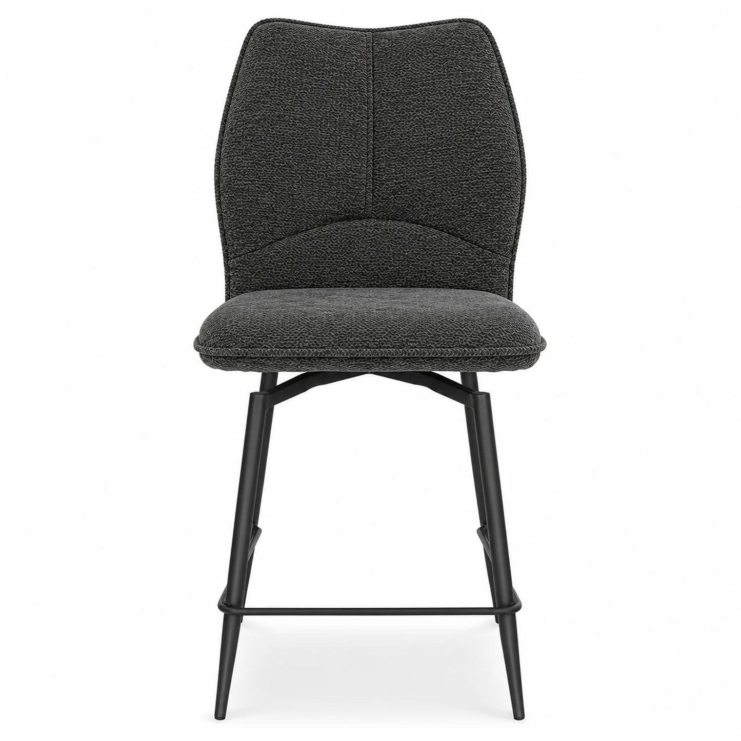Sable Fabric Swivel Barstool