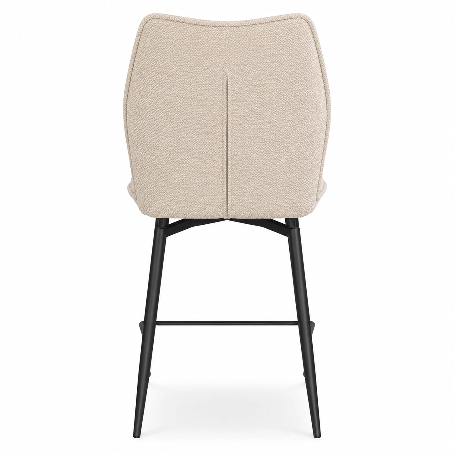 Sable Fabric Swivel Barstool