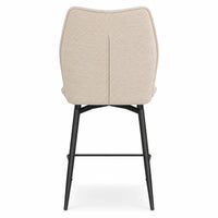 Sable Fabric Swivel Barstool