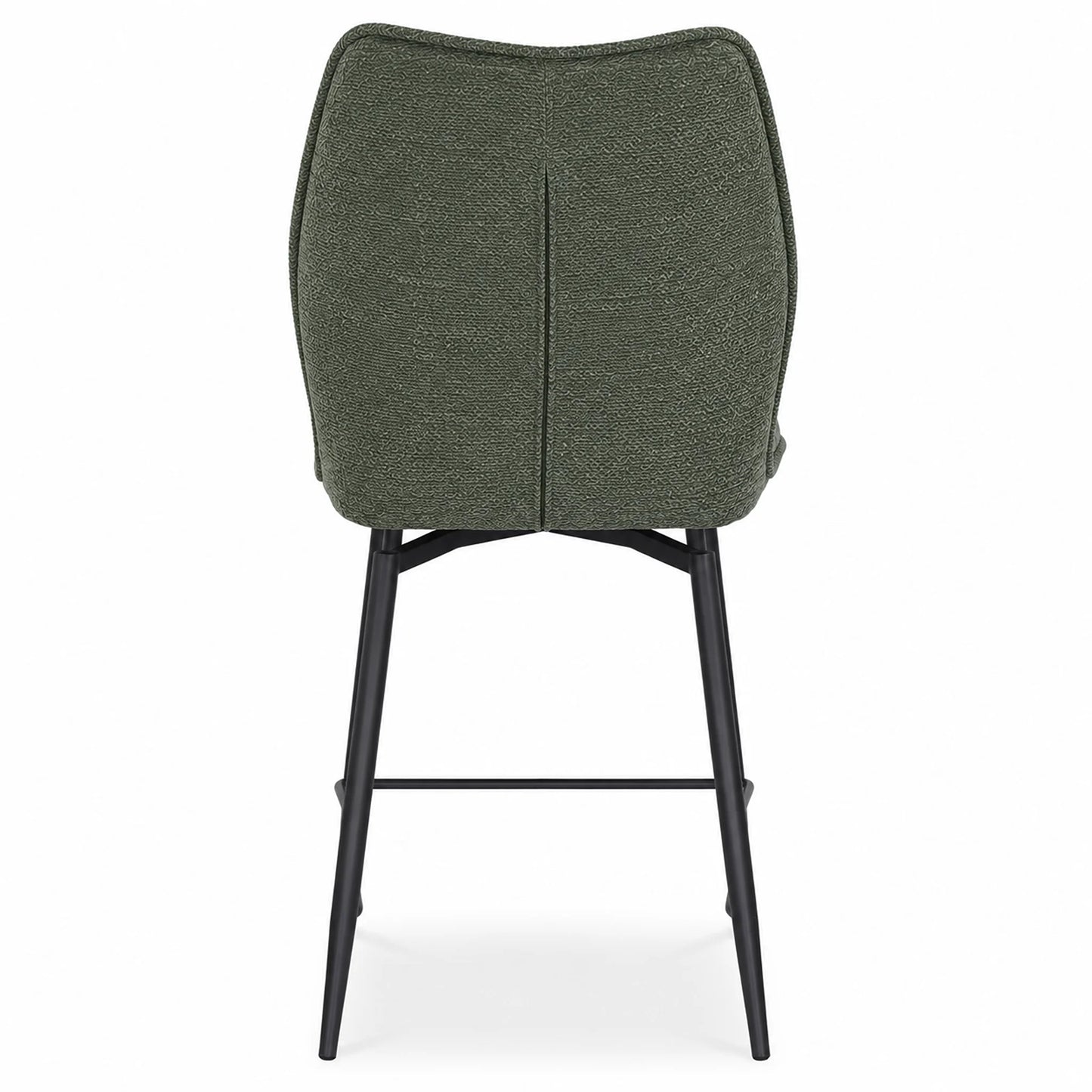Sable Fabric Swivel Barstool