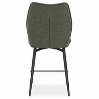 Sable Fabric Swivel Barstool