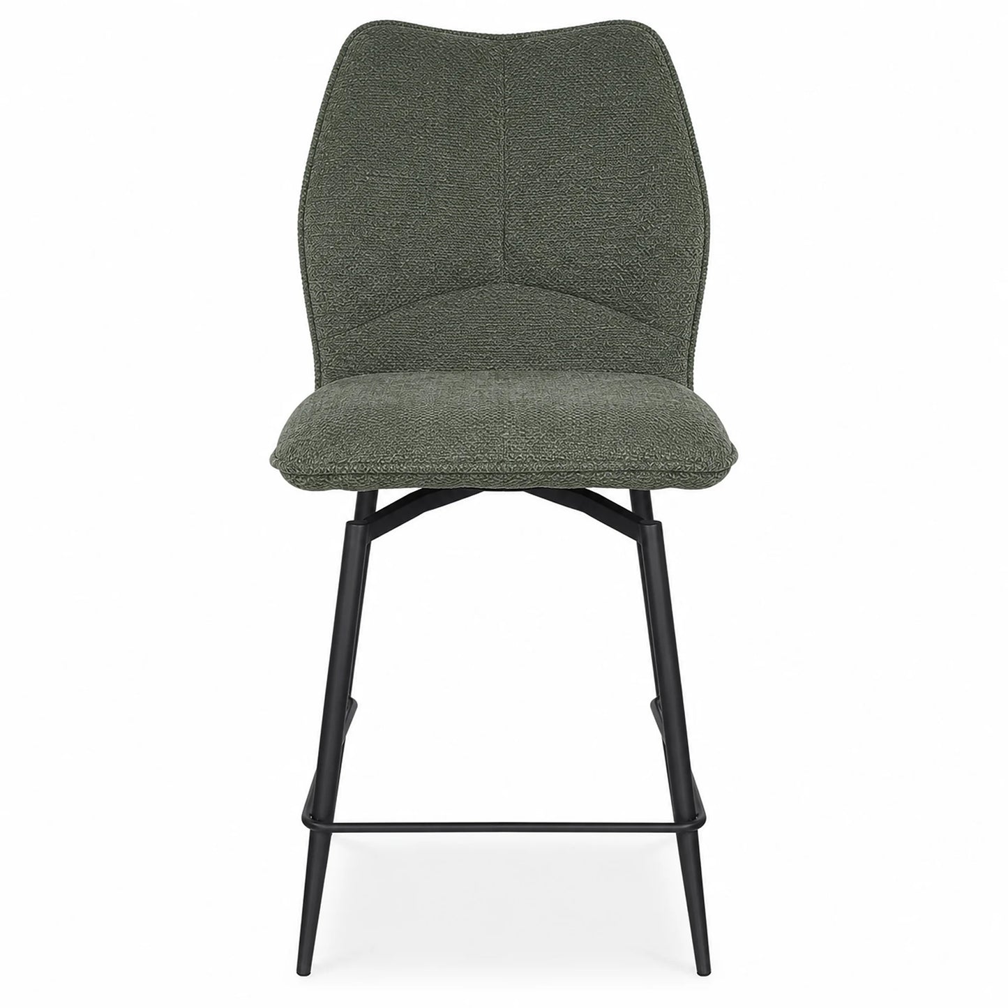 Sable Fabric Swivel Barstool