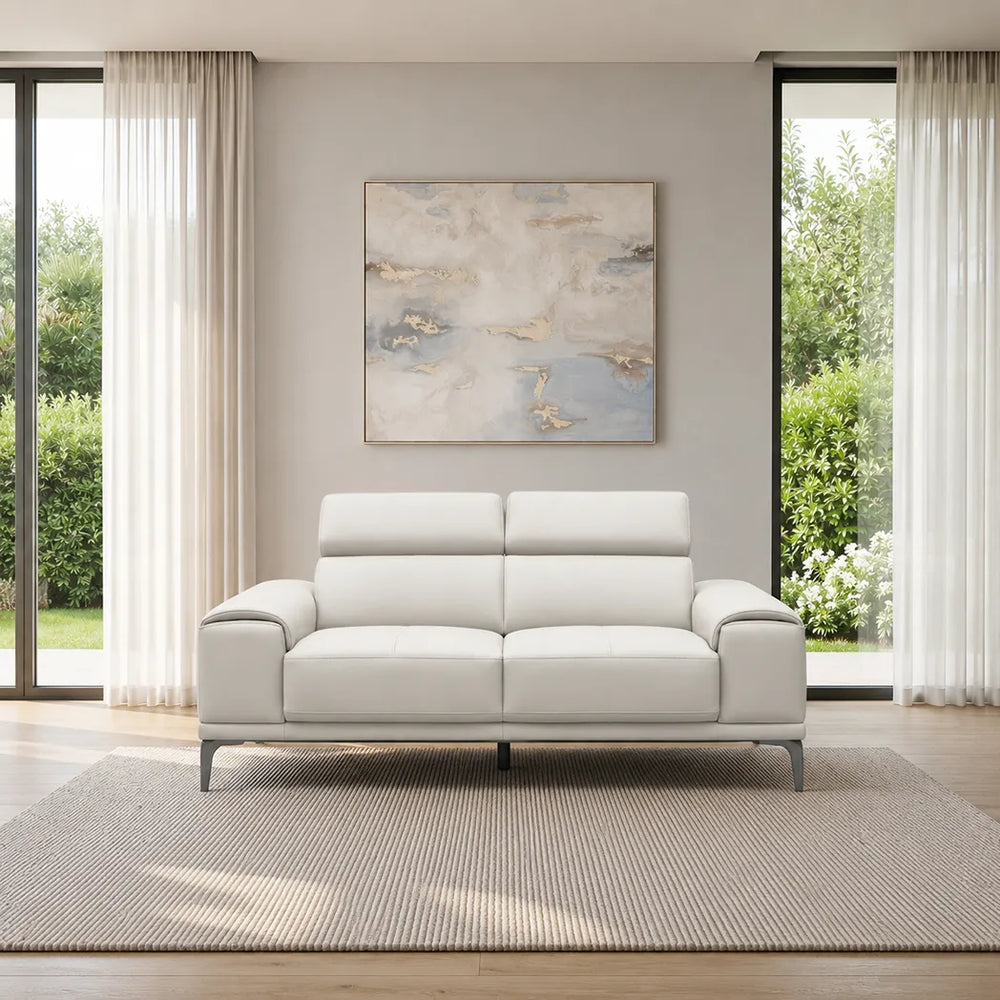 Salina 2 Seater Leather Sofa