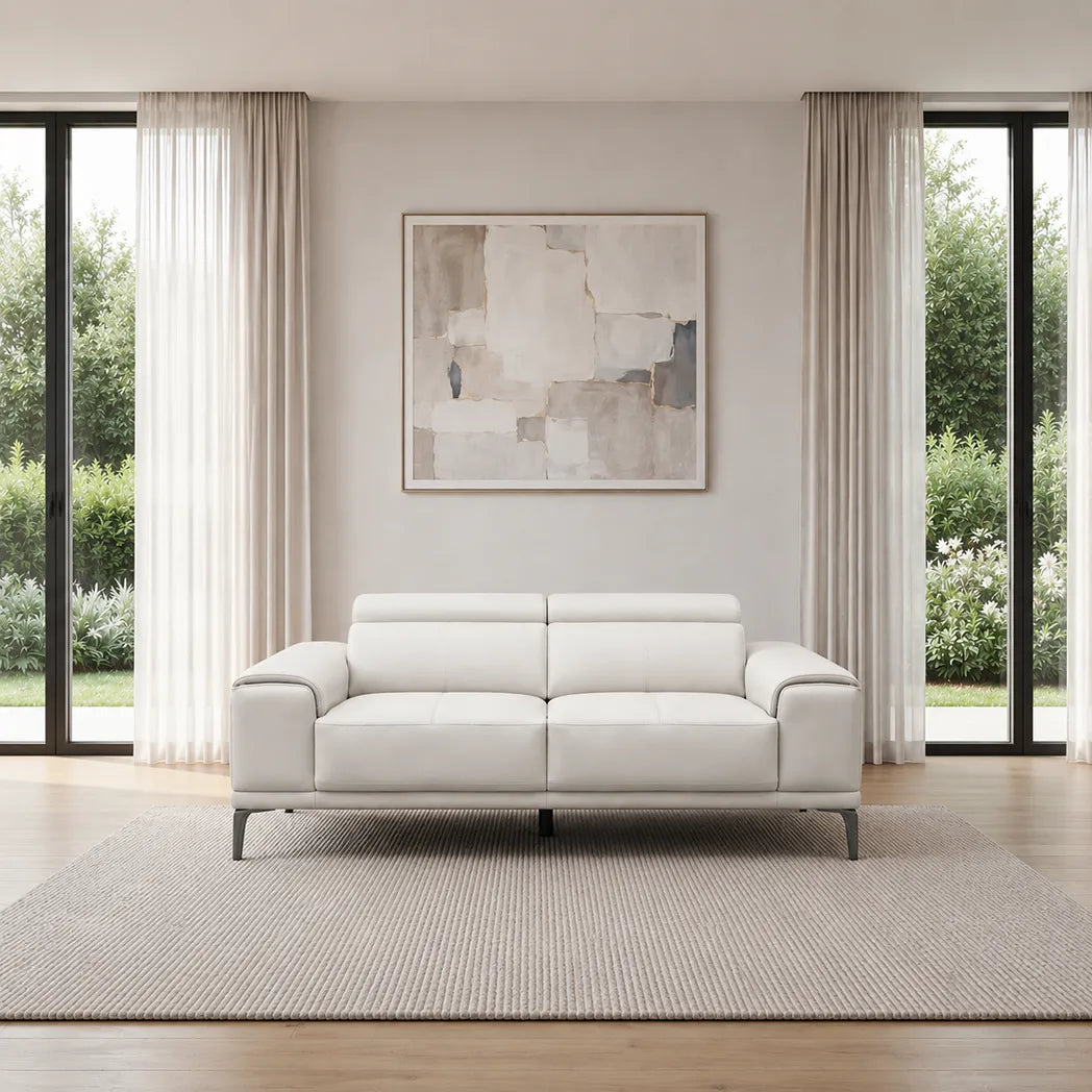 Salina 2 Seater Leather Sofa