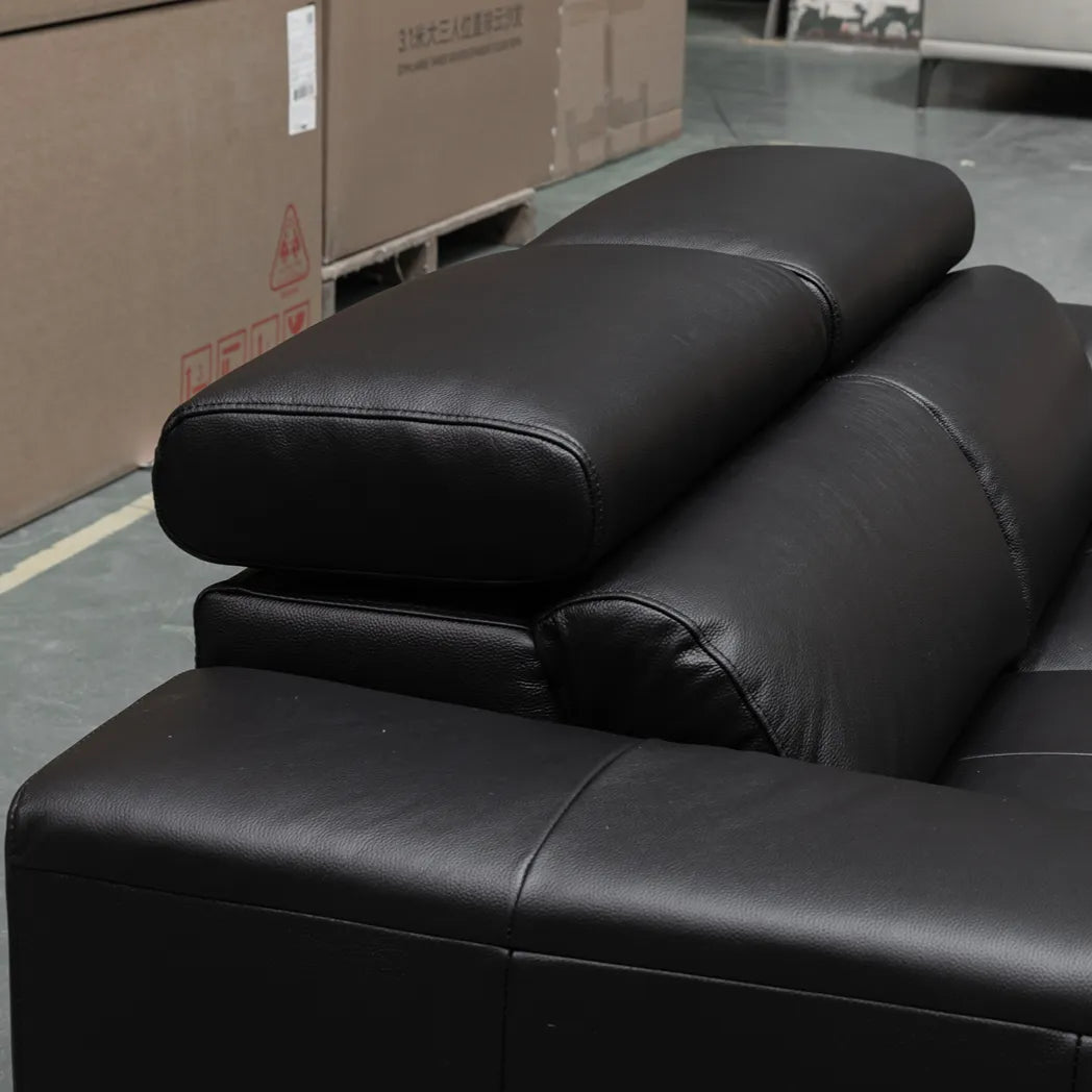 Salina 3+2 Seater Leather Lounge Suite