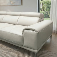 Salina 3+2 Seater Leather Lounge Suite