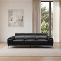 Salina 3 Seater Leather Sofa