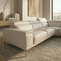 Salina 5 Seater Leather Corner Lounge Suite