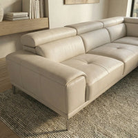 Salina 5 Seater Leather Corner Lounge Suite