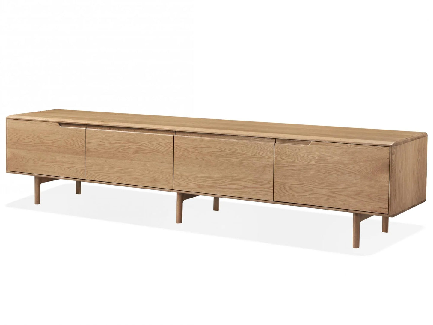 Sano 240cm Natural White Oak Veneer TV Unit