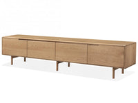 Sano 240cm Natural White Oak Veneer TV Unit