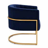 Senda Velvet Occasional Armchair
