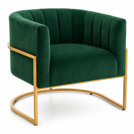Senda Velvet Accent Armchair