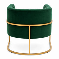 Senda Velvet Occasional Armchair