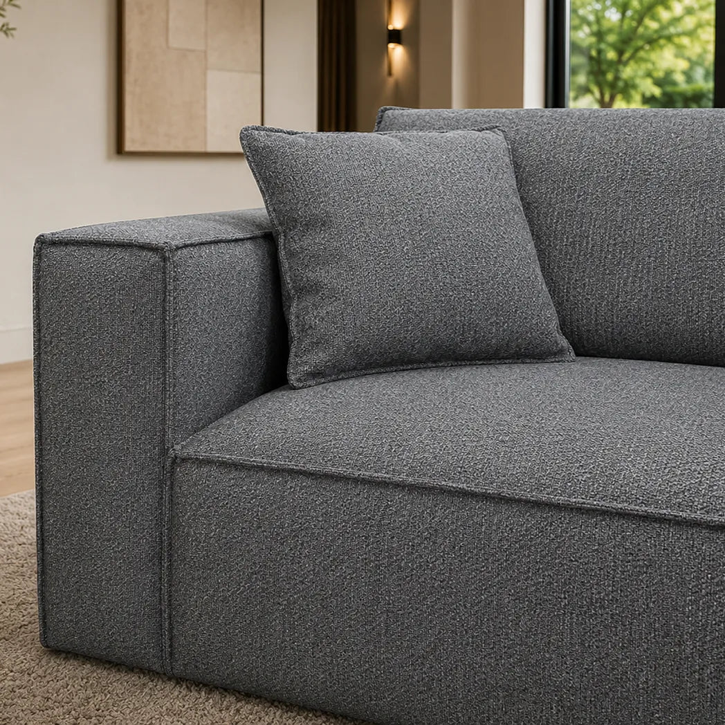 Shelly 5 Seater Modular Corner Lounge Suite with Ottoman