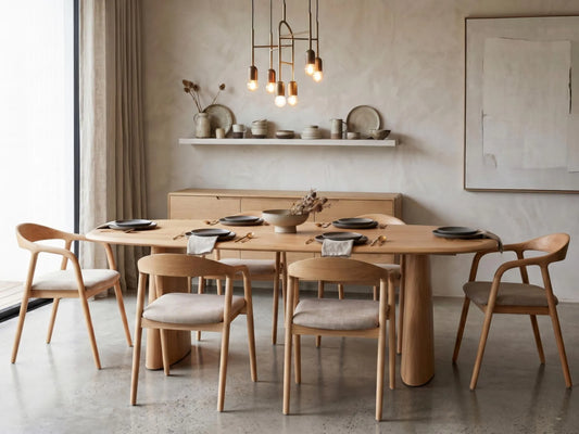 Solaro Dining Table - Natural Oak
