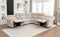 Stella 5 Seater Modular Corner Electric Recliner Lounge