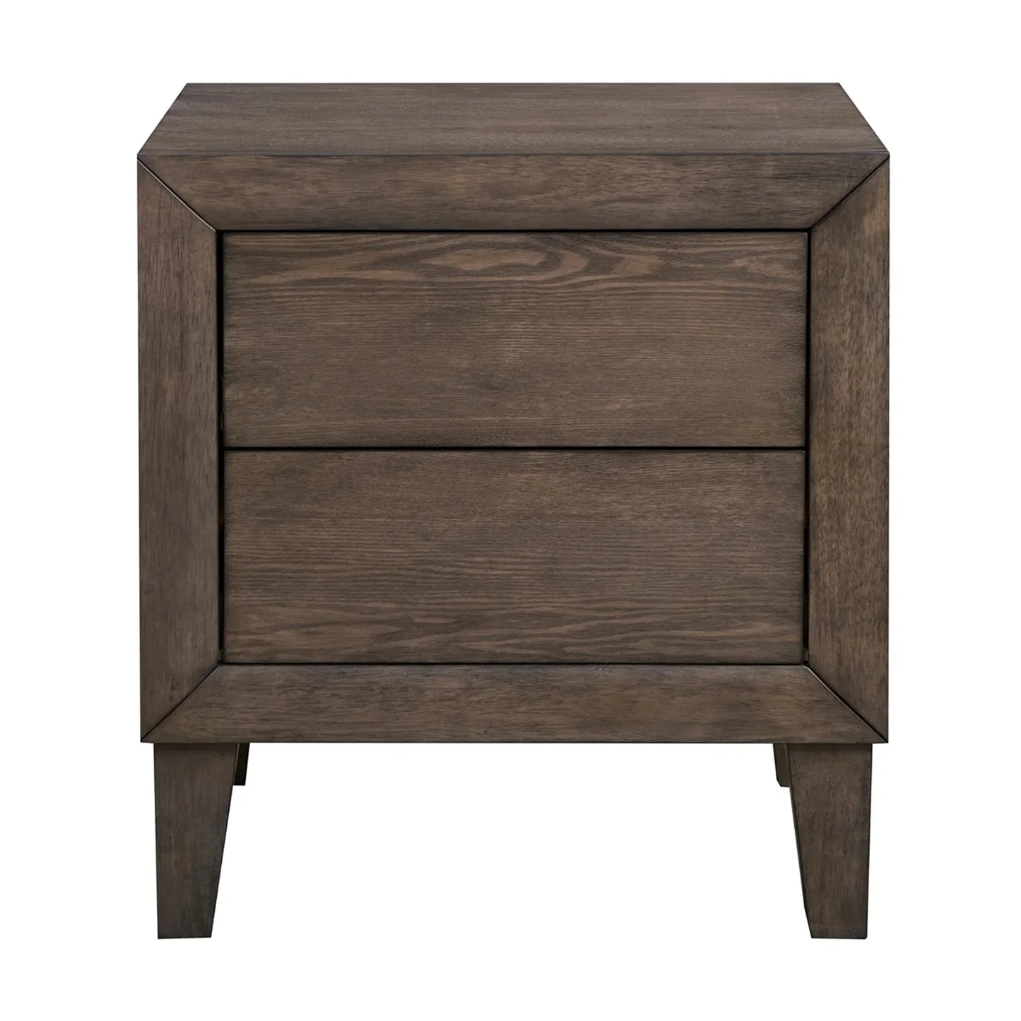 Sueno Café Grey 2 Drawer Bedside Table