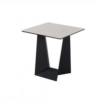 Symphony Marmo 50cm Ceramic Side Table