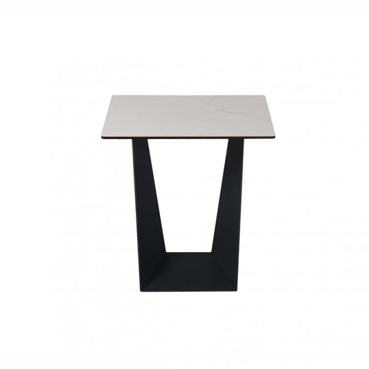 Symphony Marmo 50cm Ceramic Side Table