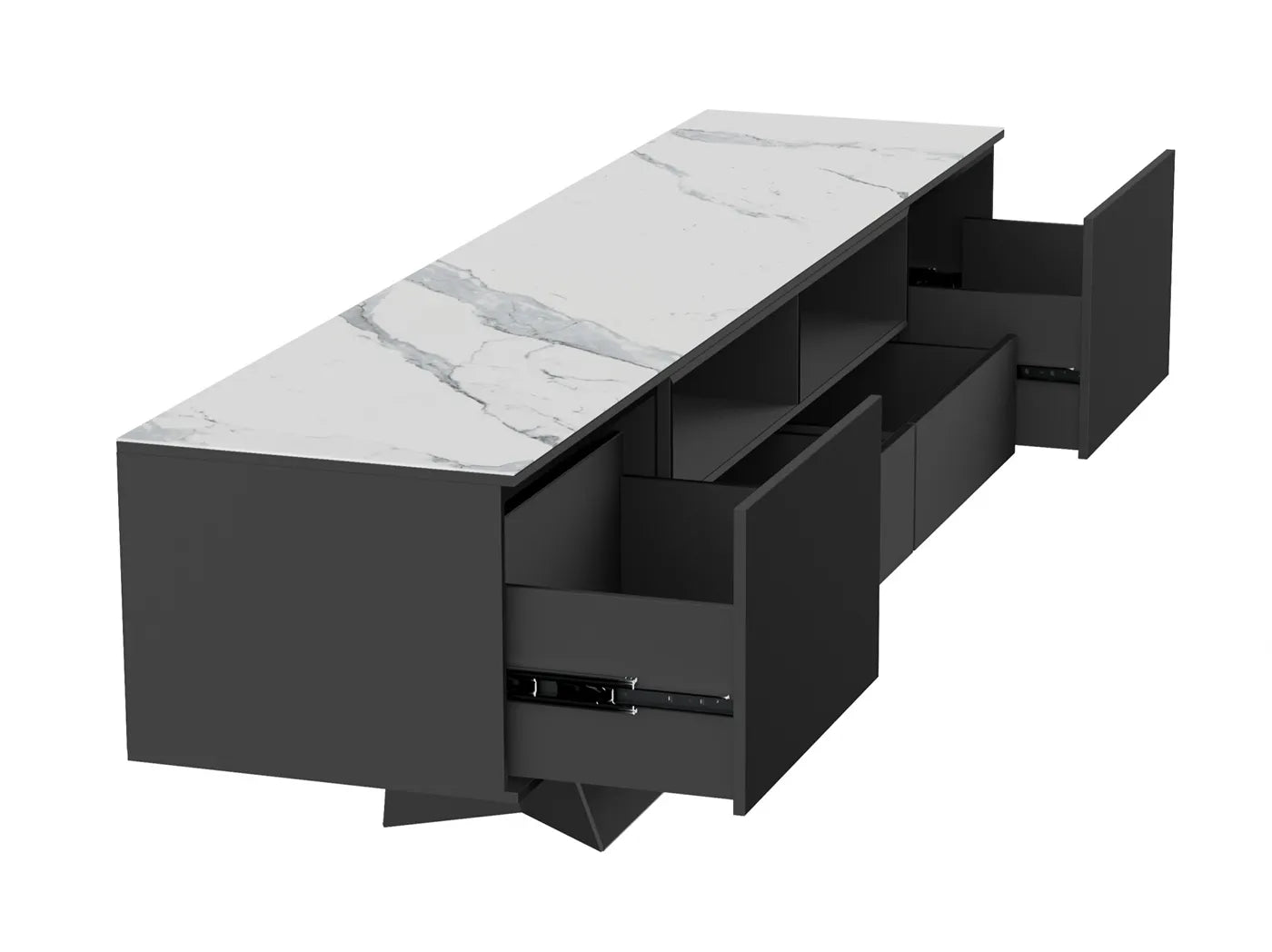 Symphony Marmo 200cm Ceramic TV Unit