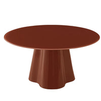 Tahoe 80cm Tempered Glass Coffee Table - Plum