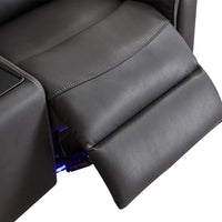 Torrens 4 Seater Home Theatre Electric Recliner Lounge with LED Lightings