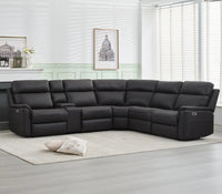 Torrens 5 Seater Modular Corner Electric Recliner Lounge Suite